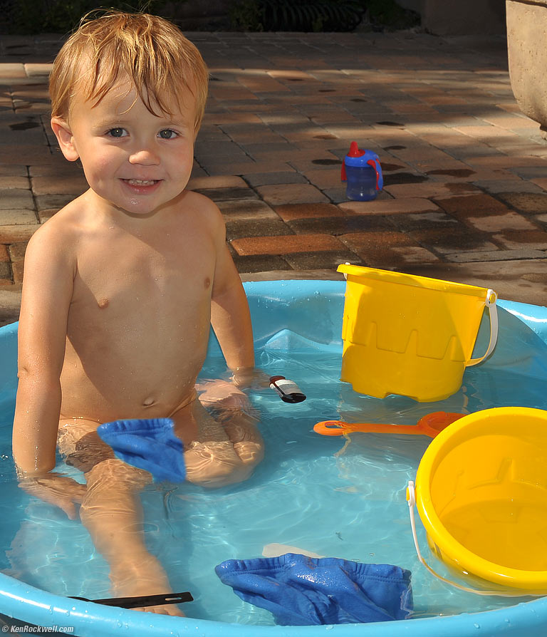Ryan in Pool