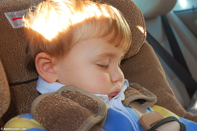 Ryan napping