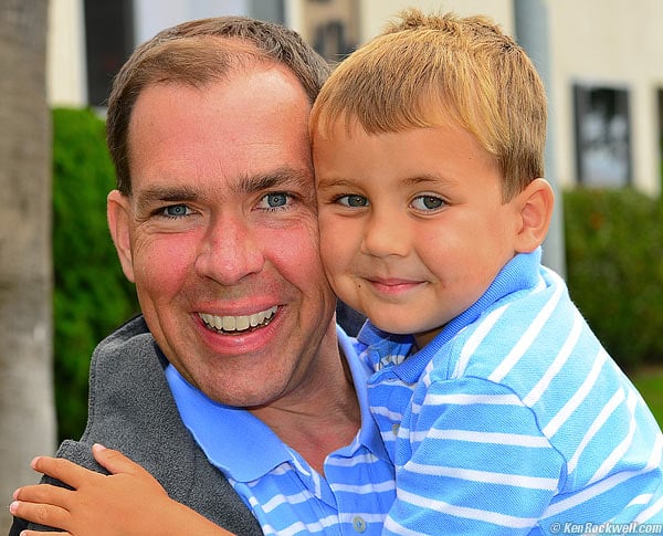 Ryan and Dada in Del Mar, 12 June 2011