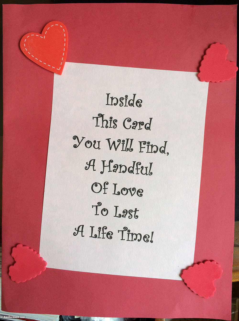 Valentine's Day card