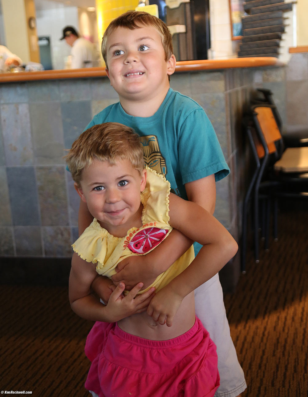 Ryan hugging Katie
