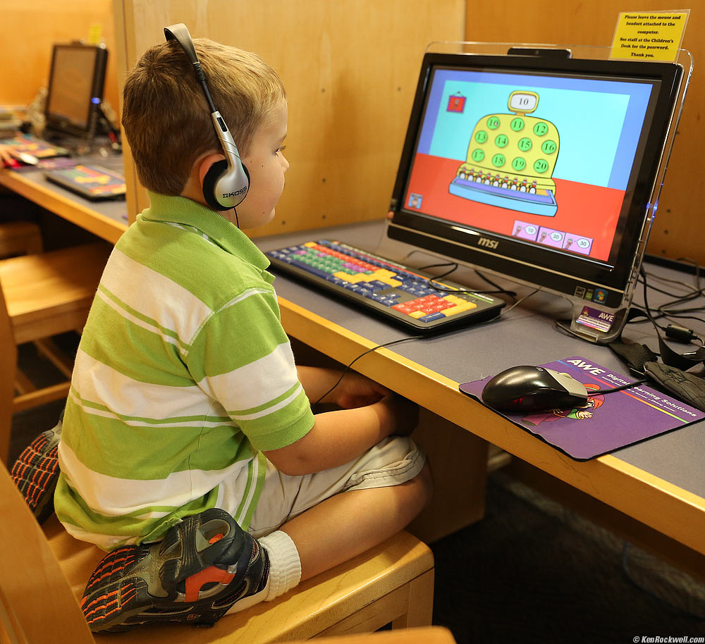 Ryan at the Library