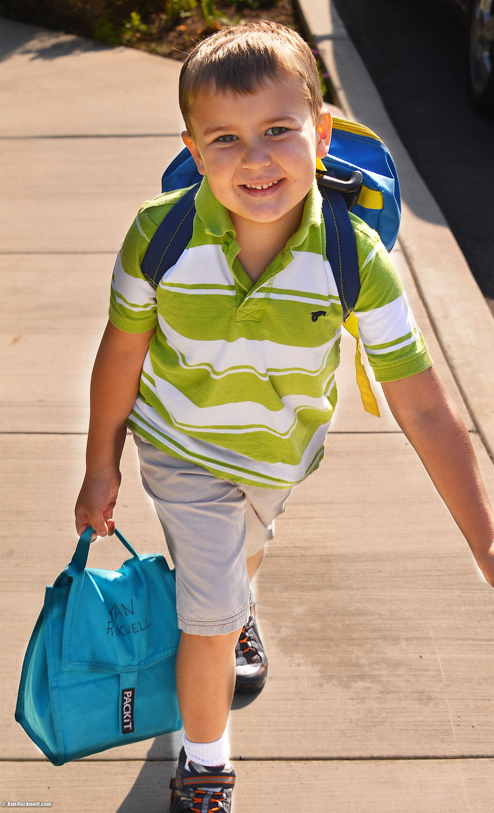 Ryan off to school