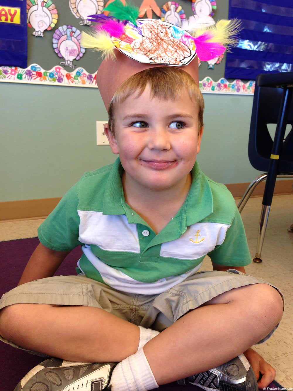 Ryan and his Thanksgiving Hat