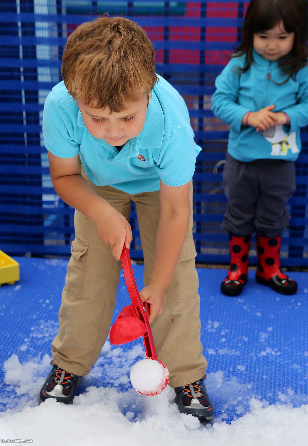 Ryan and his new Sno-Baller.
