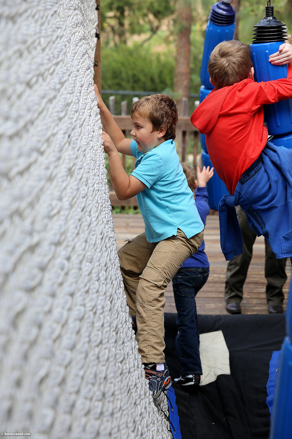 Ryan climbing