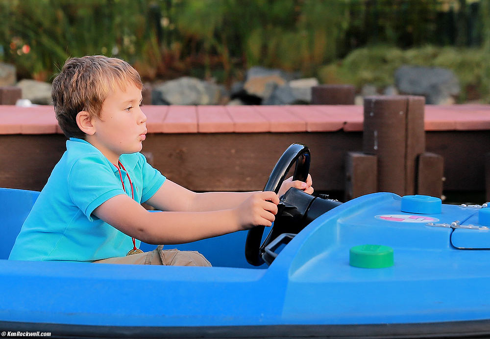 Ryan piloting the boat, first time all by himself!!!