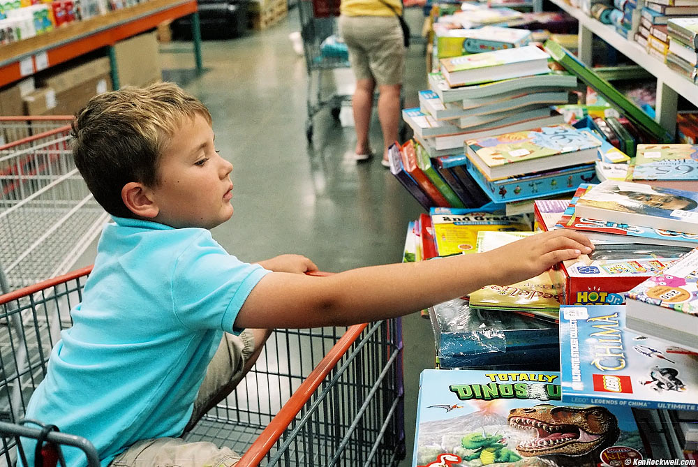 Ryan book shopping