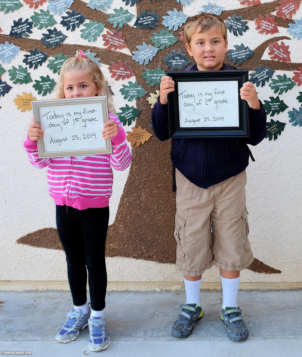 Katie and Ryan at school