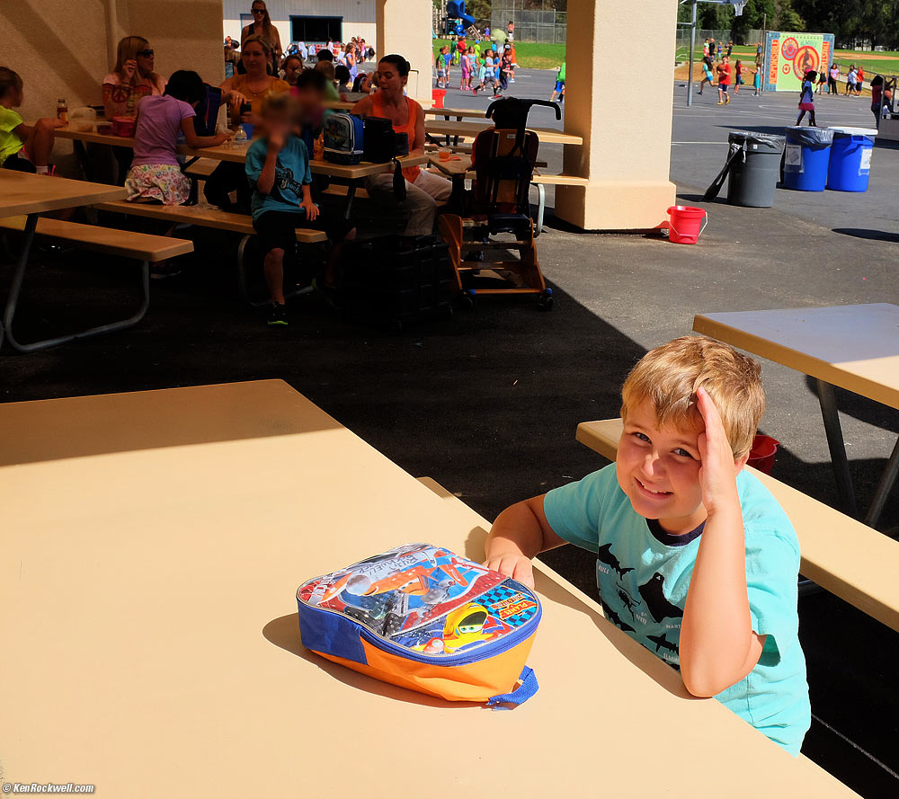 Ryan at snack