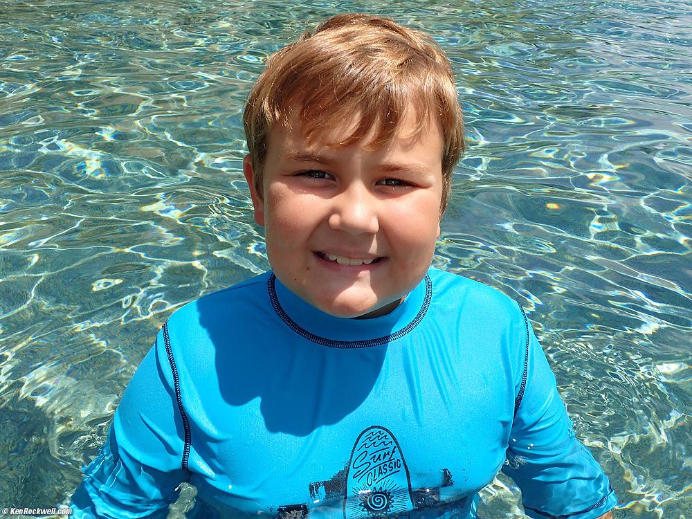 Ryan in the pool