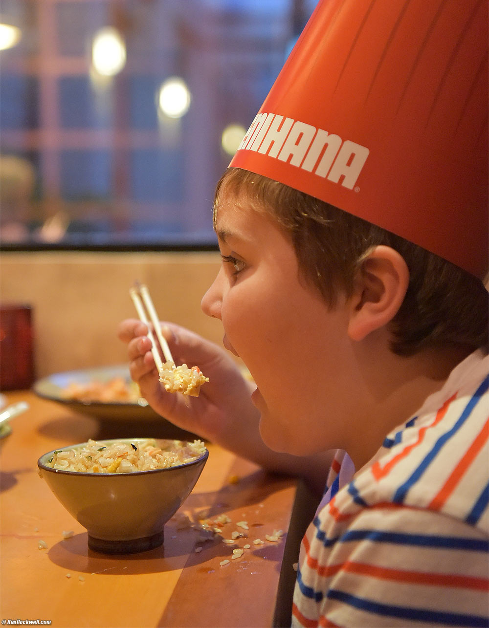 Ryan at Benihana