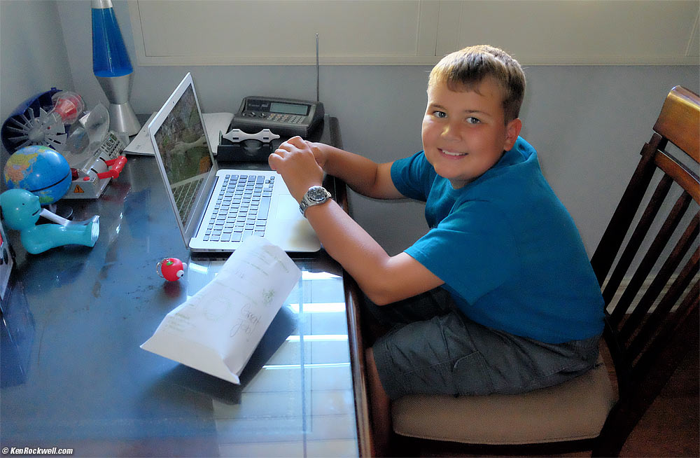 Ryan at his desk
