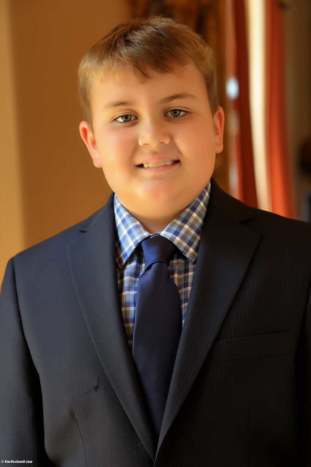 Ryan in a suit.