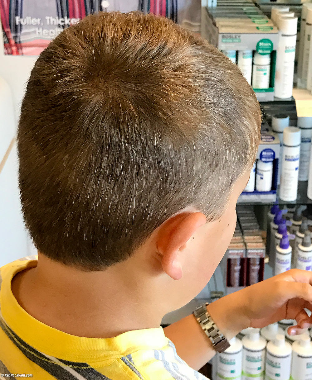 Ryan's new haircut.