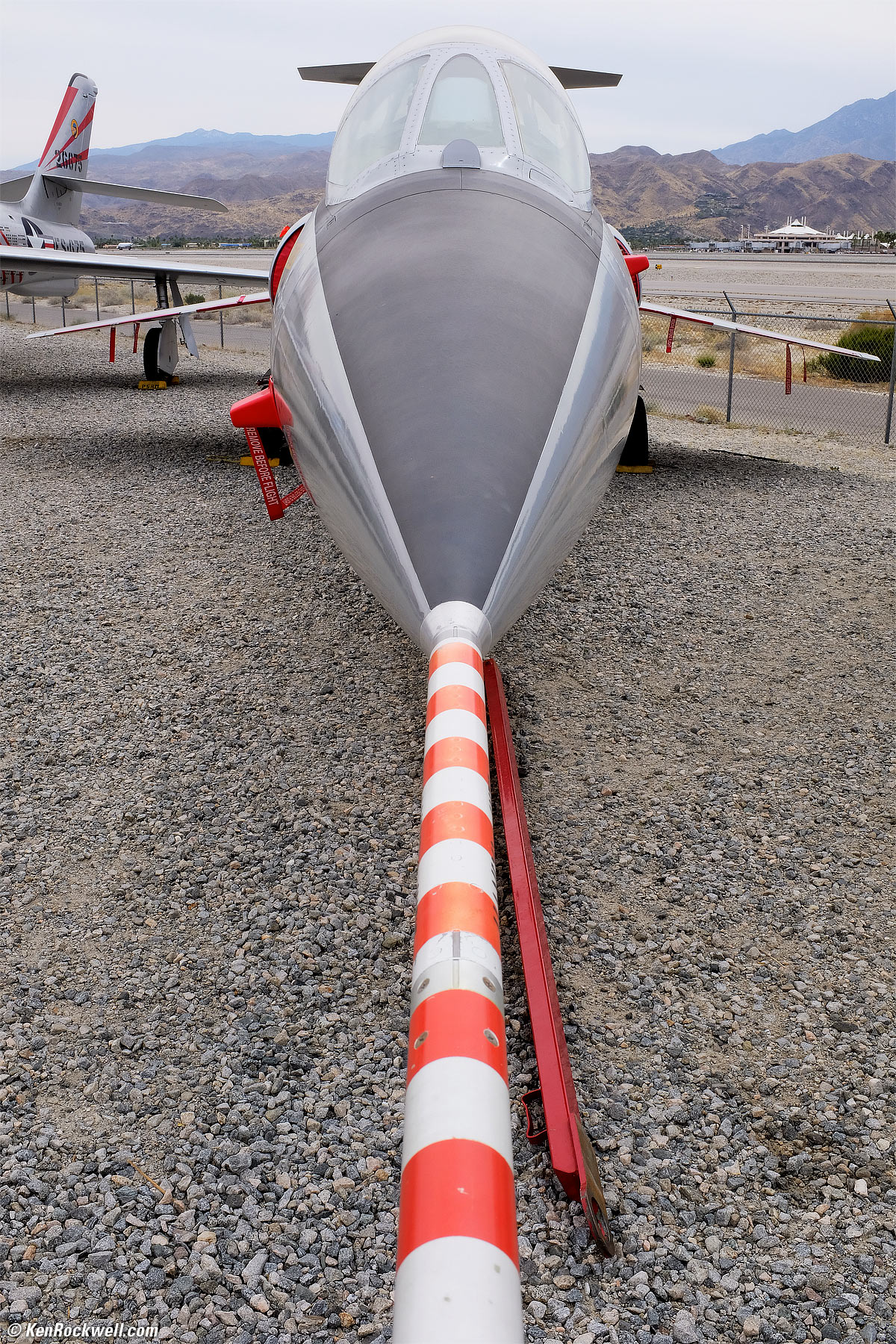 Lockheed F-104 Starfighter at Palm Springs Airport