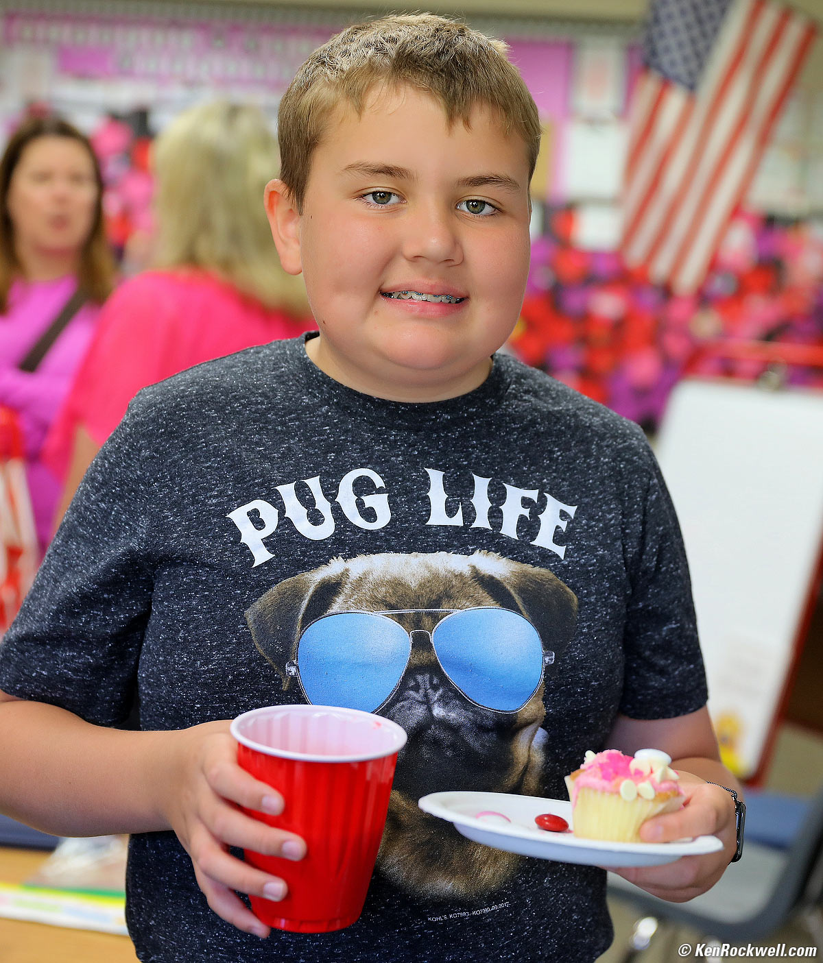 Ryan at his Valentine's Day Party