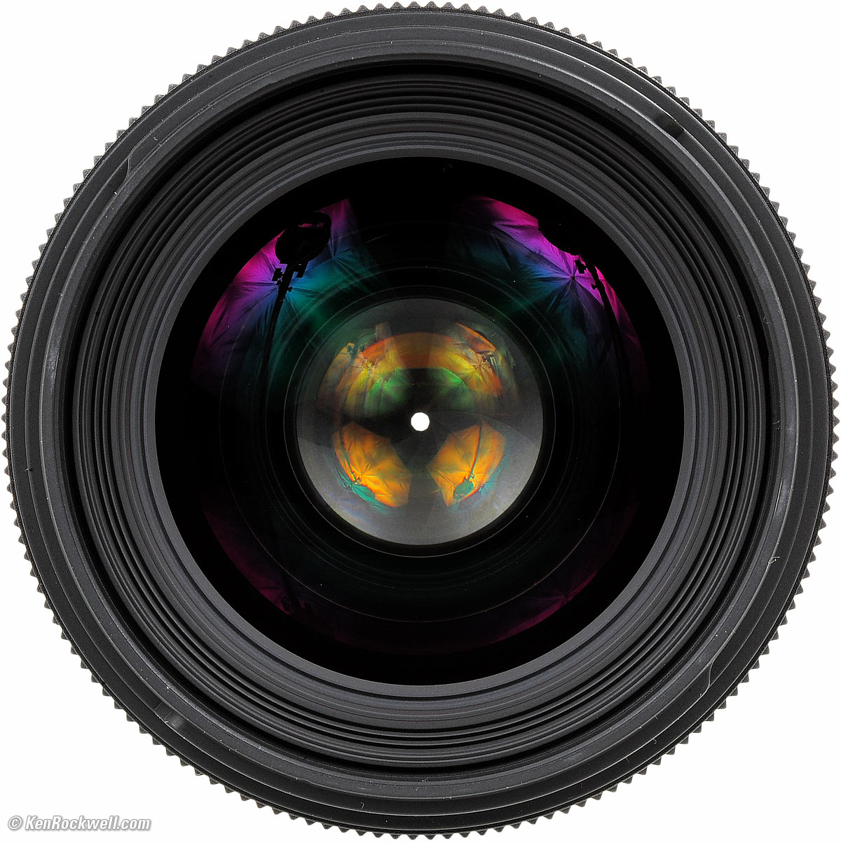 Объектив Сигма арт 1.4 35 линзы. ФОТОСПЕКТР. Sigma RGB. In Front of the Lens Art.