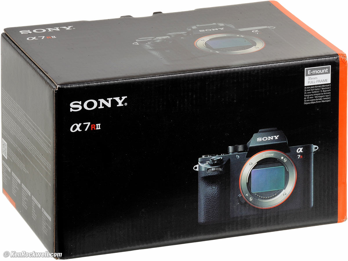 Sony A7R II Original Box BOX ONLY 