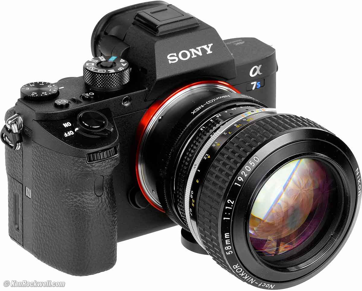 Sony A7S II i Nikon Noct-Nikkor 58 mm f/1.2