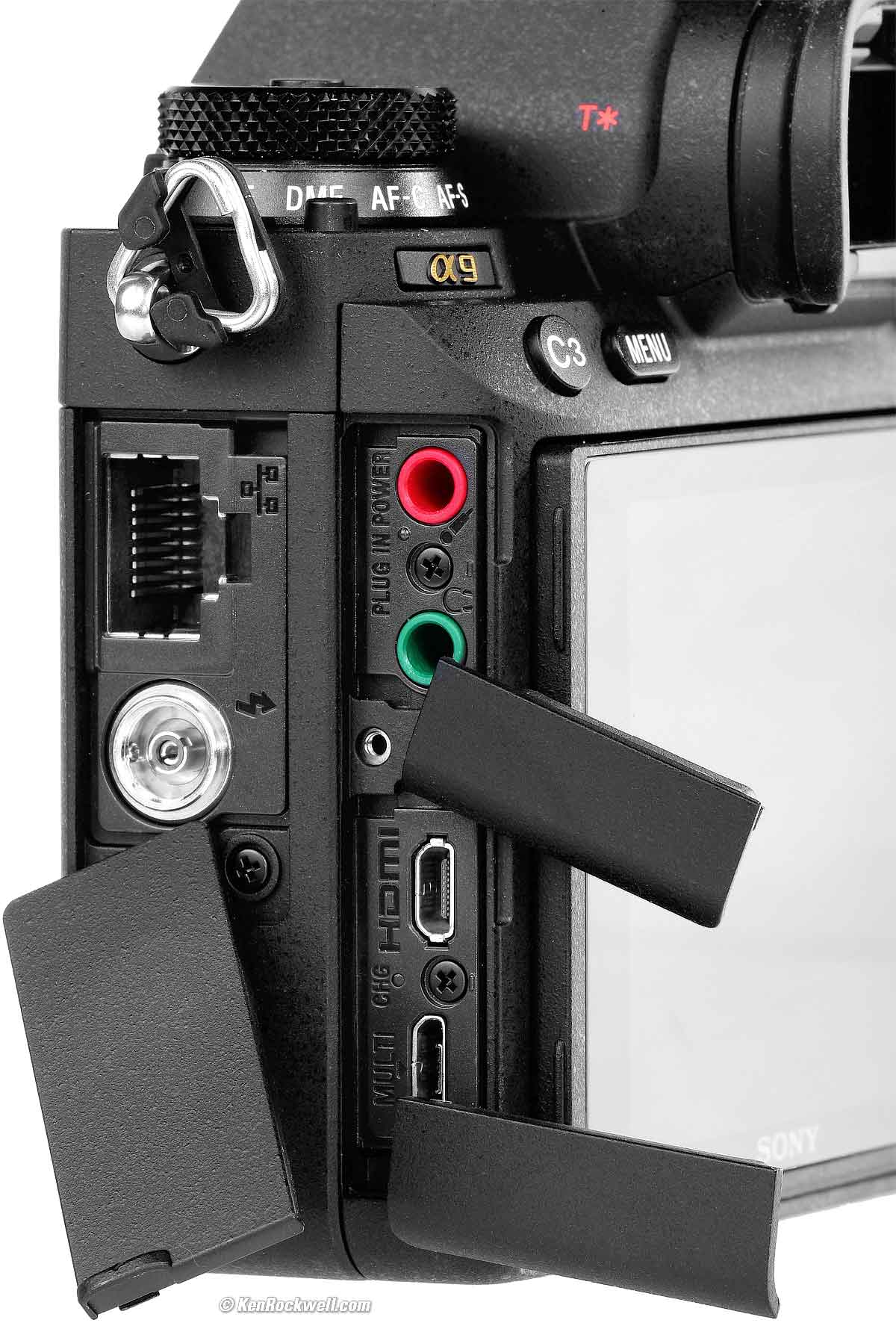 Sony A9 Connectors