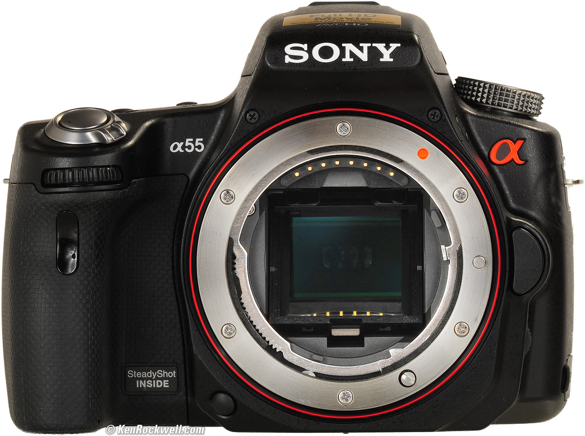 SONY SLT A33 A55 A55V Fotocamera completamente STAMPATA manuale di istruzioni 204 Pagine A5 