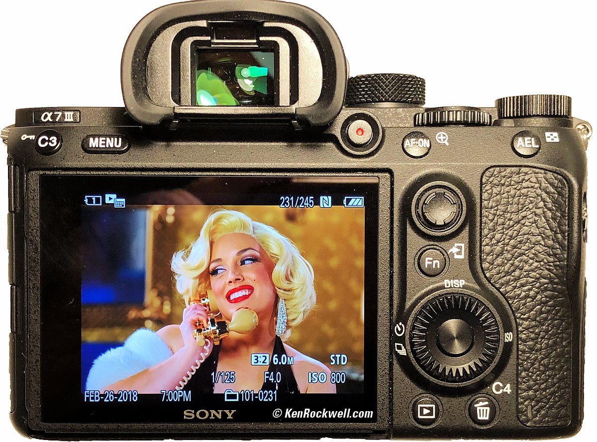 lcd sony a7