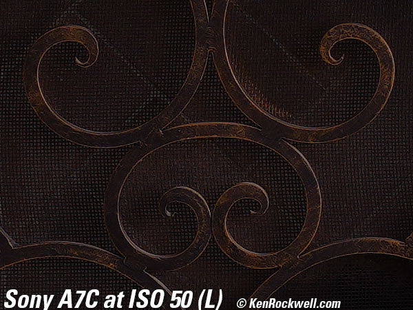 Sony A7C High ISO Sample Image File