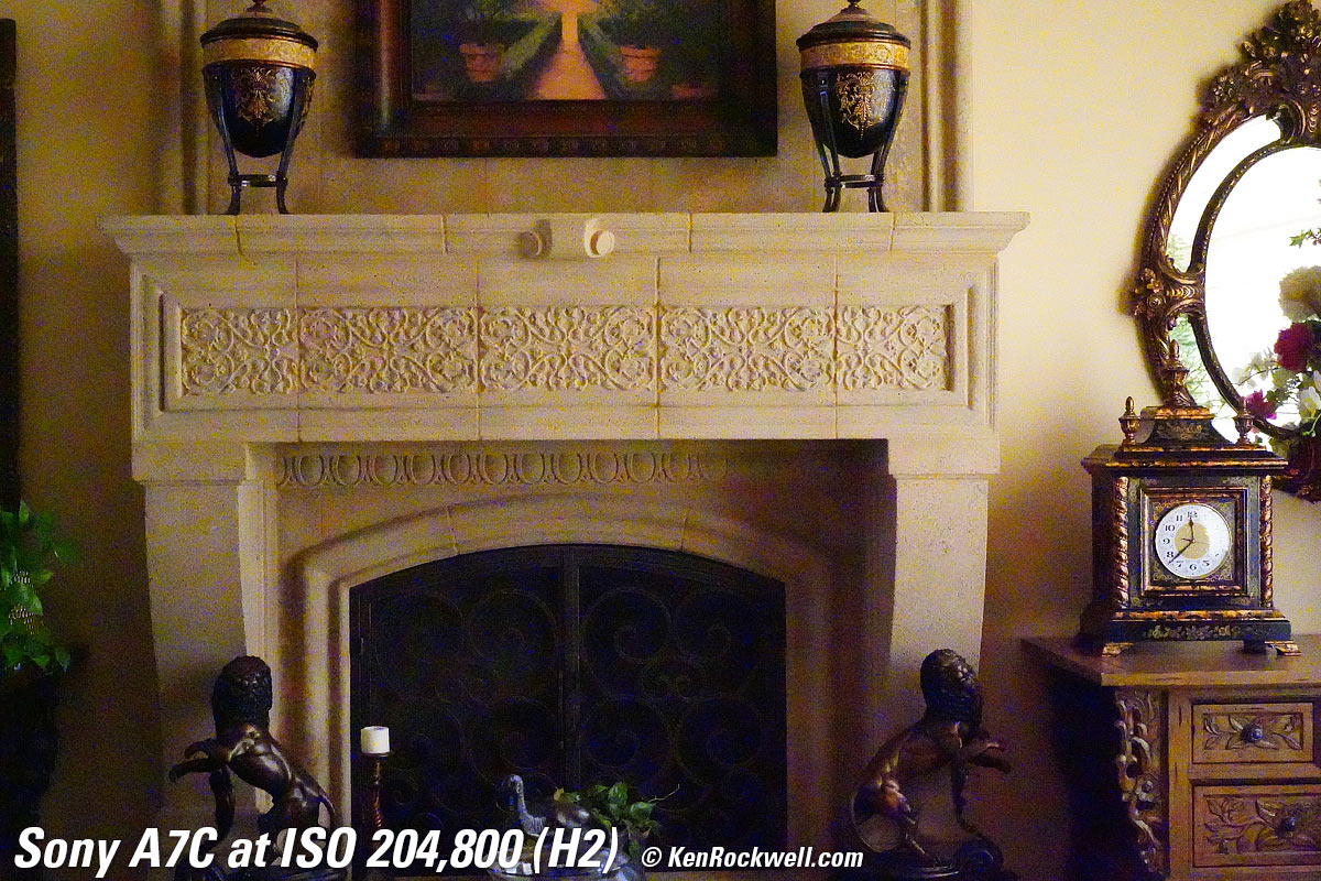 Sony A7C High ISO Sample Image File