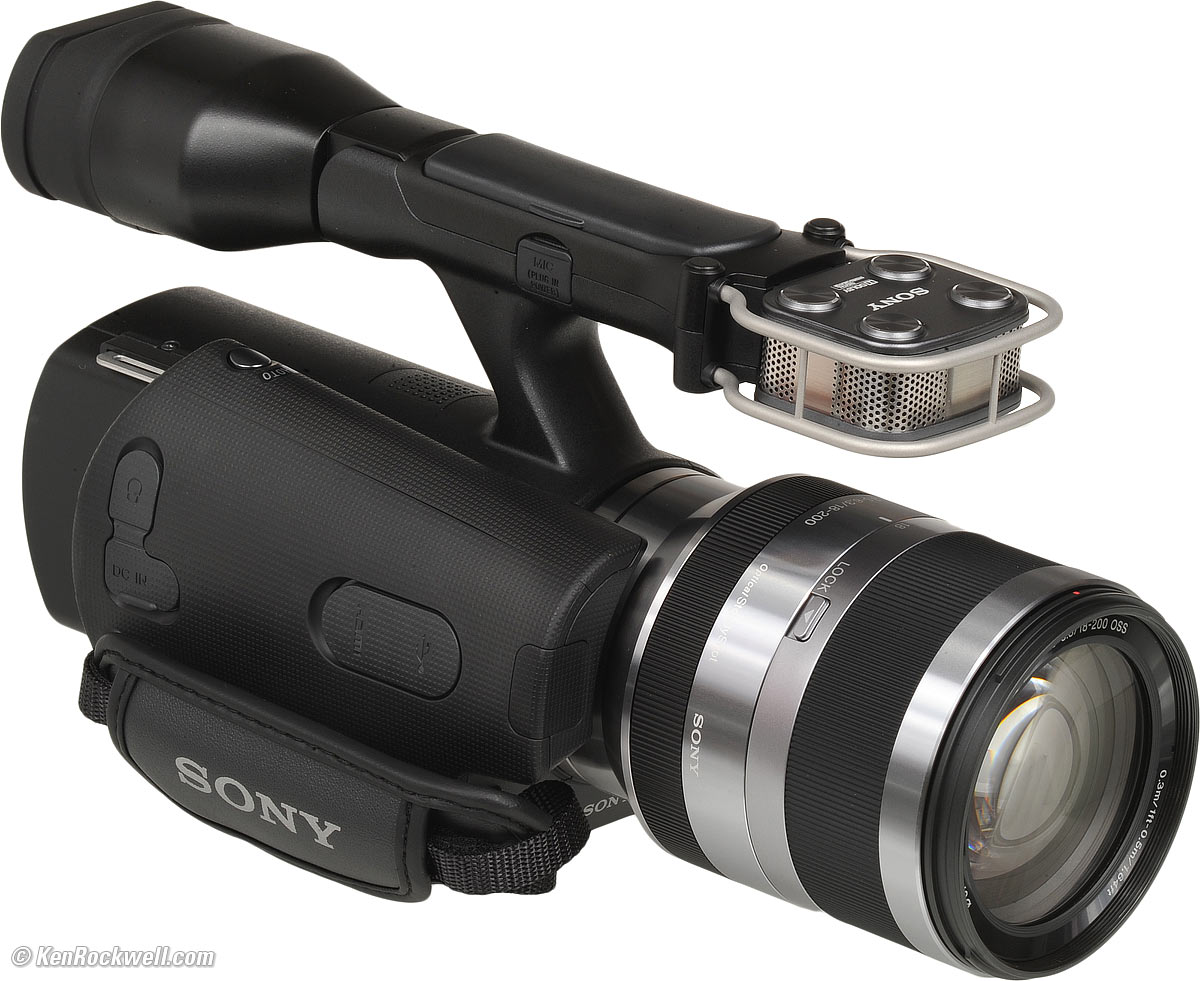 カメラ ビデオカメラ Sony NEX-VG10 HD AVCHD Camcorder