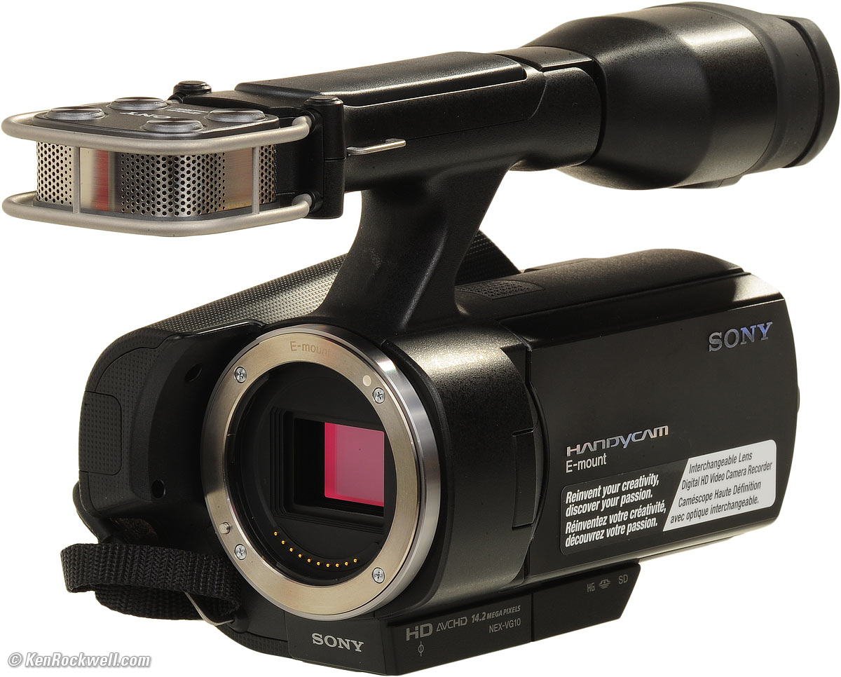 Sony NEX-VG10 HD AVCHD Camcorder