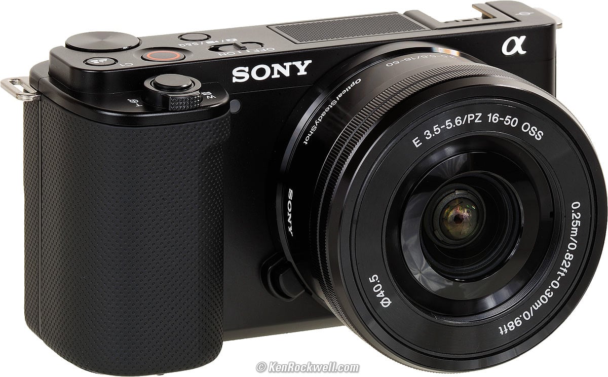 Sony ZV-E10 Mirrorless Camera with 16-50mm Lens (White)