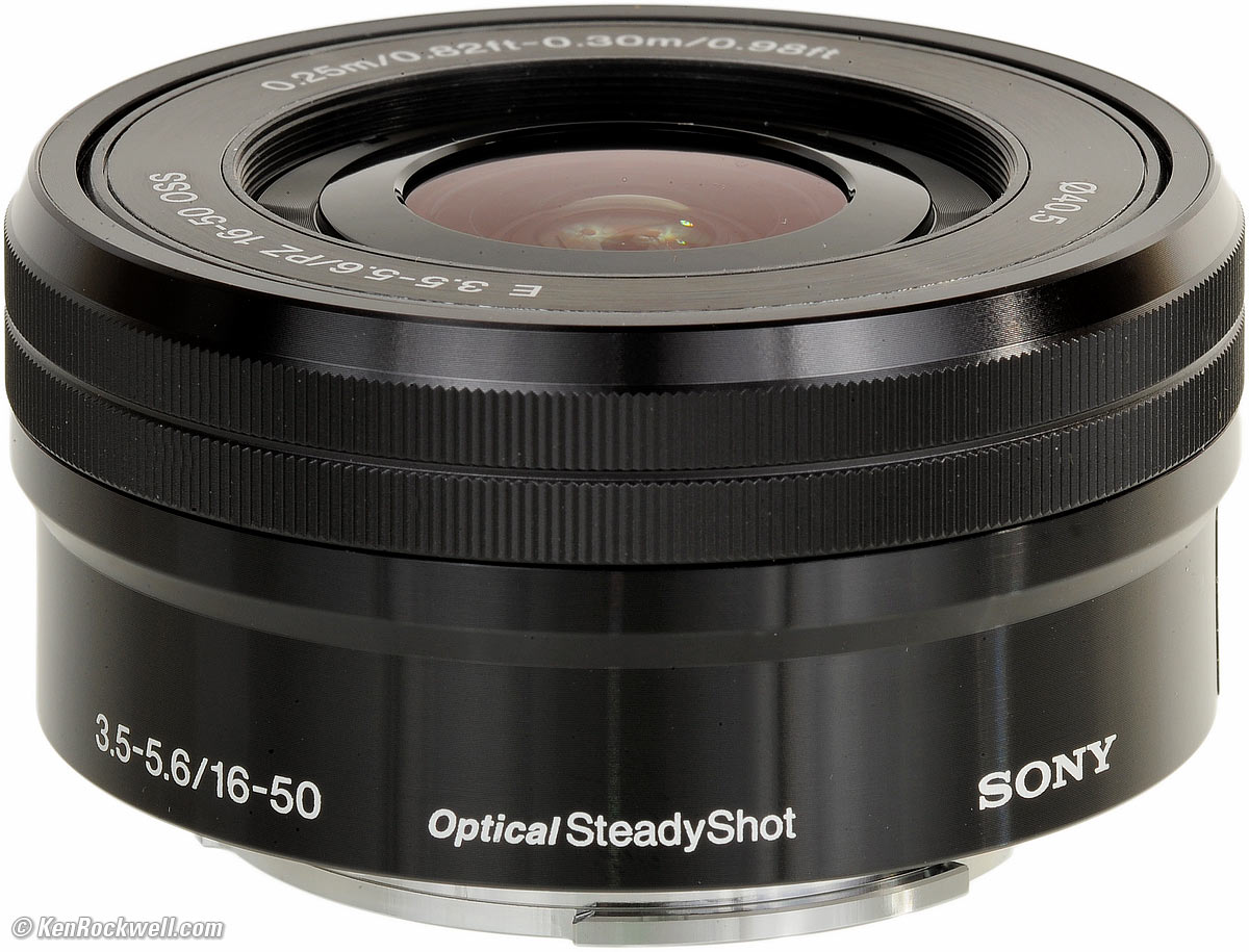 16-50mm f/3.5-5.6 PZ OSS Lens for Sony E-Mount Cameras（SELP1650）-Black 