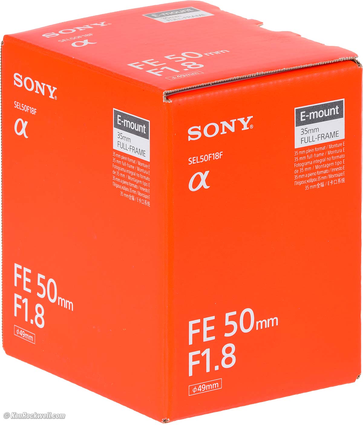 Sony FE 50mm f/1.8 Lens with UV Filter Kit B&H Photo Video