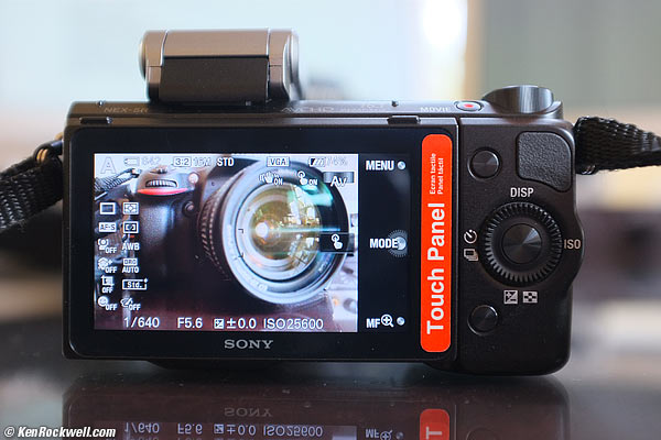 Sony NEX-5R LCD