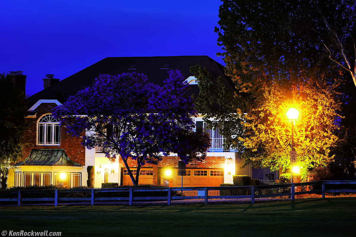 Fine Home at Dusk