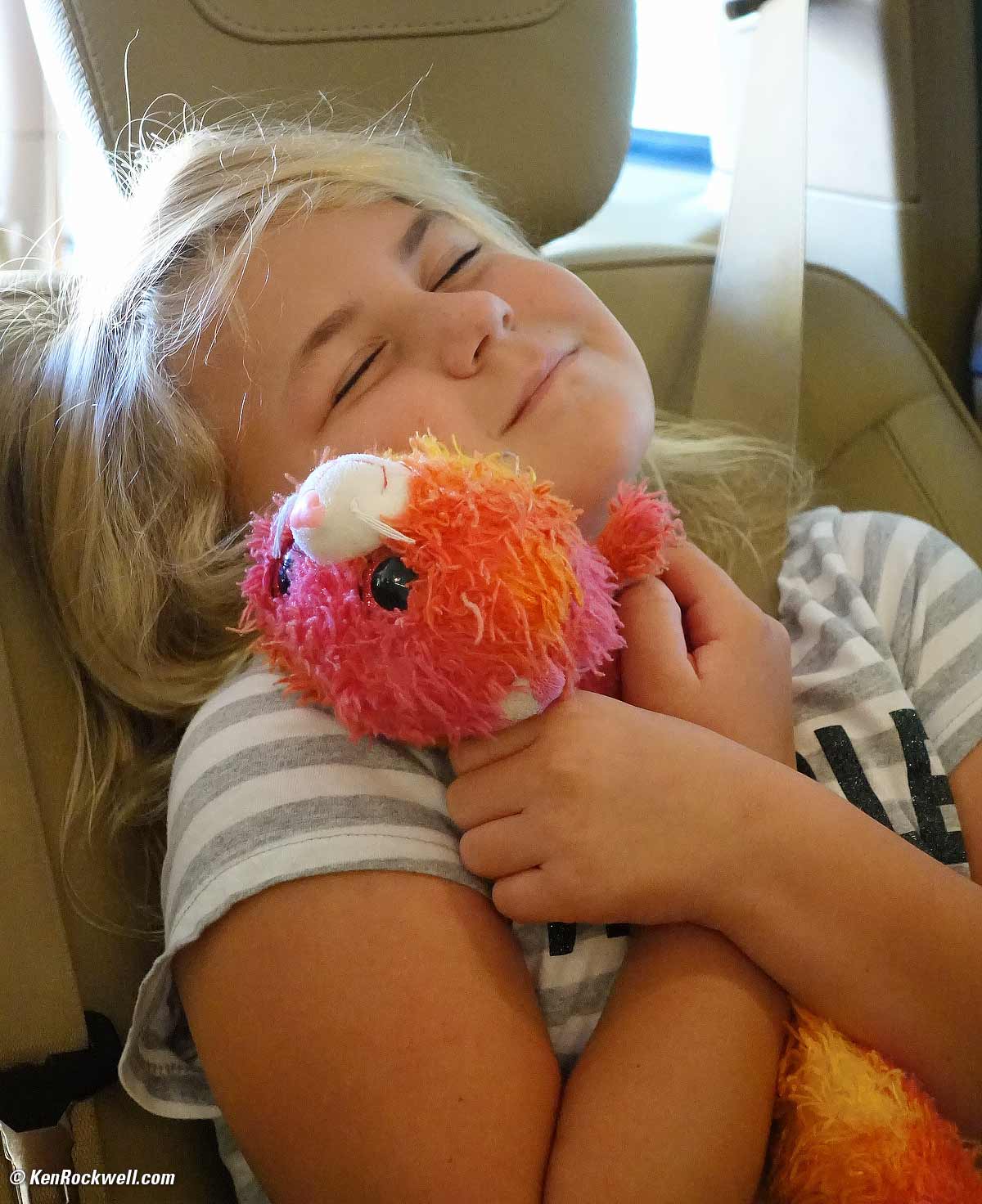 Katie with Gumdrop, her Fursian. 
