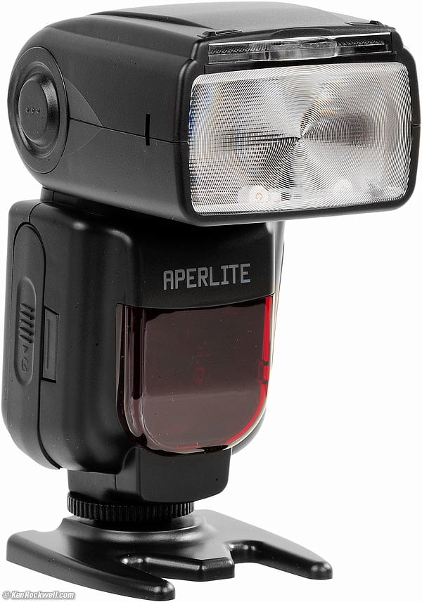APERLITE YH-400 Electronic Flash For Digital SLR Cameras New In Box 