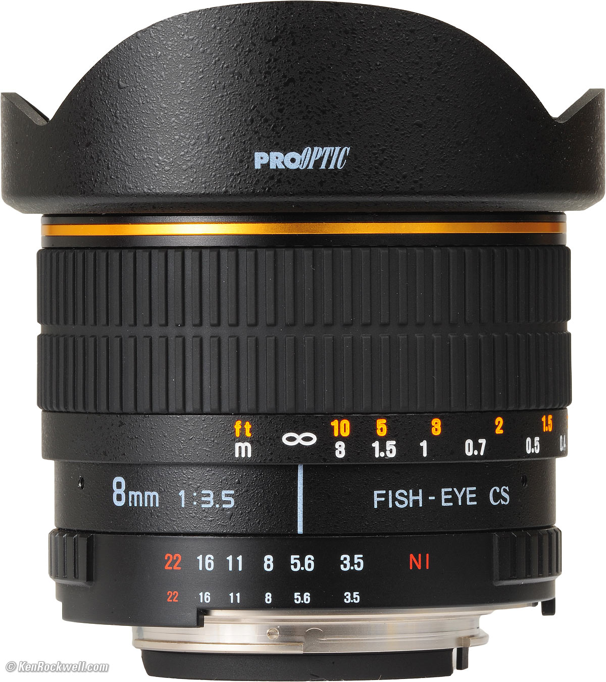 8mm f/3.5 Fisheye Lens: Samyang, Pro-Optic, Bower