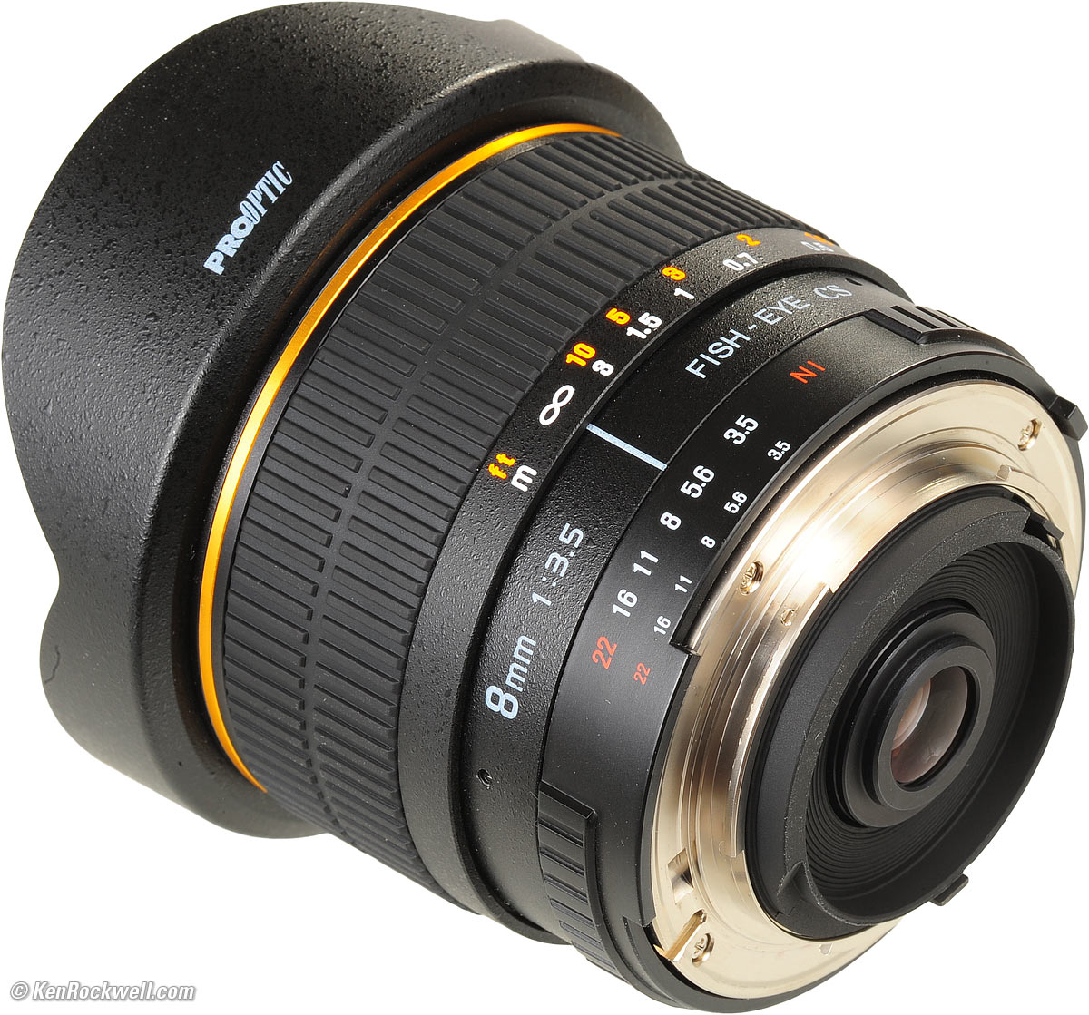 8mm f/3.5 Fisheye Lens: Samyang, Pro-Optic, Bower