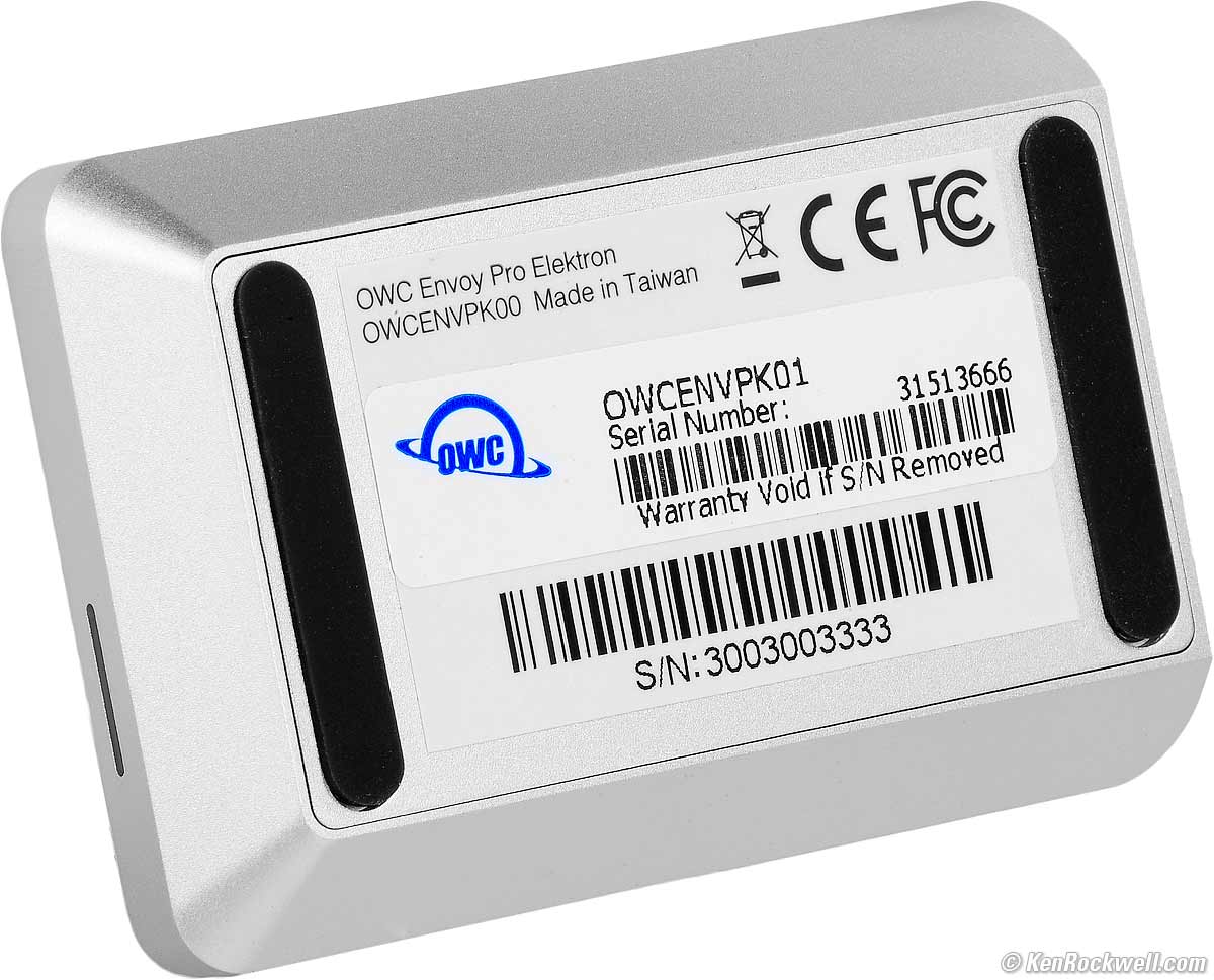OWC ENVOY PRO ELEKTRON SSD Review by Ken Rockwell OWC ENVOY PRO ELEKTRON SSD Review by Ken Rockwell