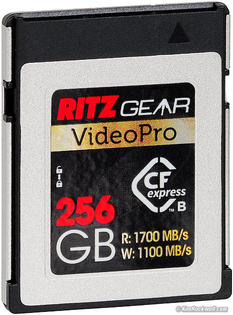 Ritz Gear 256 GB CFexpress