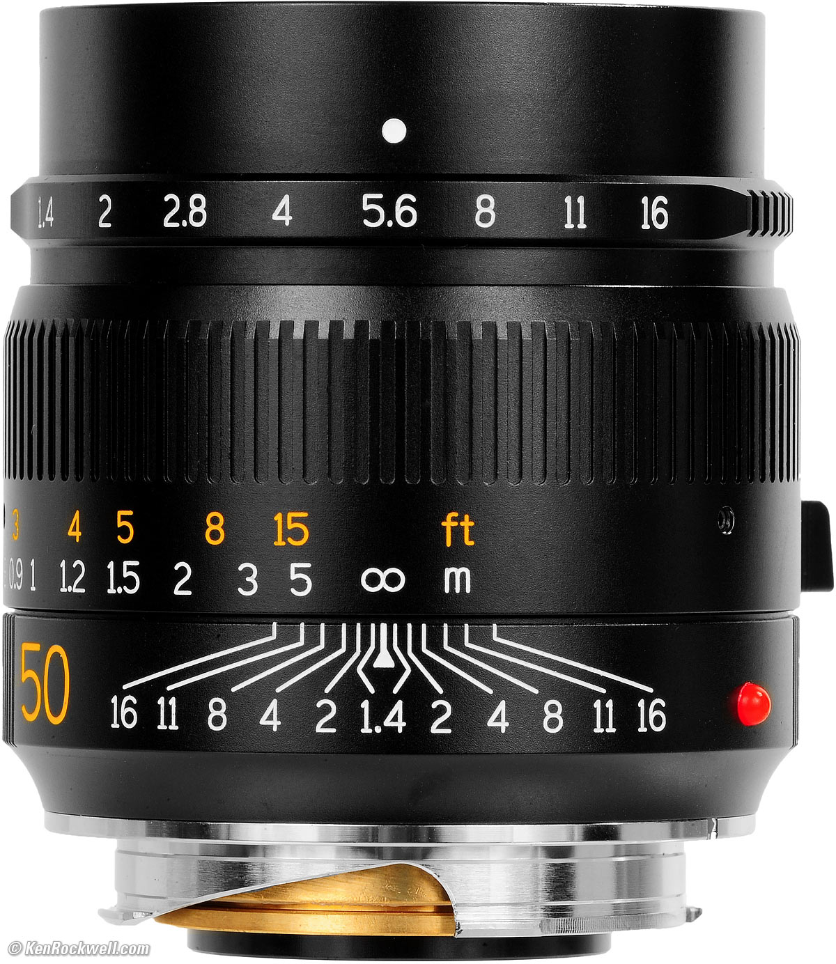 TT Artisan 50 mm F1.4 ASPH Conector para Objetivo Leica M Mount para cámaras de Formato Completo sin Espejo 