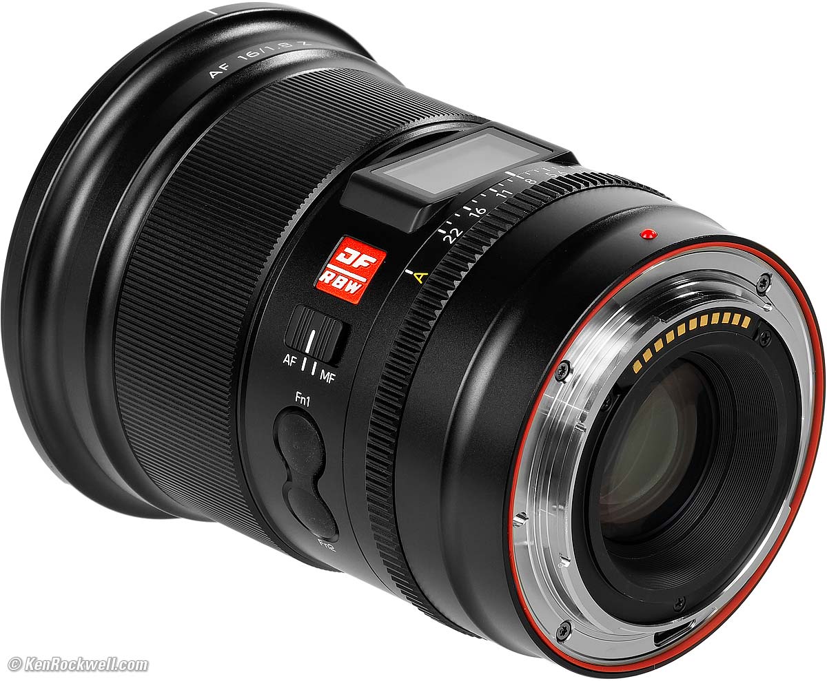 Viltrox 16mm f/1.8 Review & Sample Image Files by Ken Rockwell