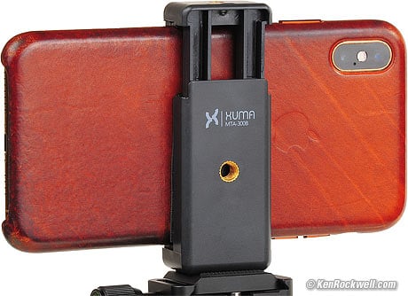 XUMA MTA-300B iPhone/Smartphone Tripod Mount Adapter