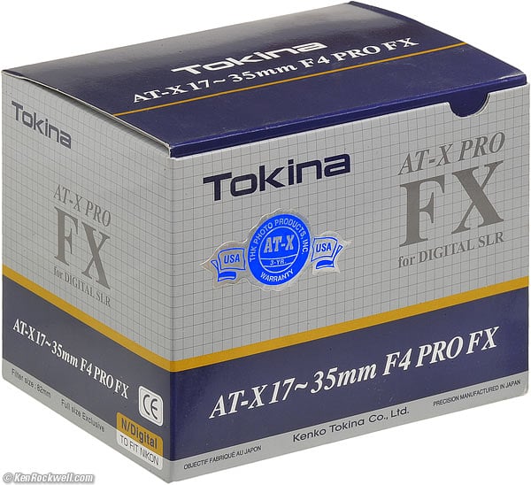 Tokina 17-35mm f/4 Review