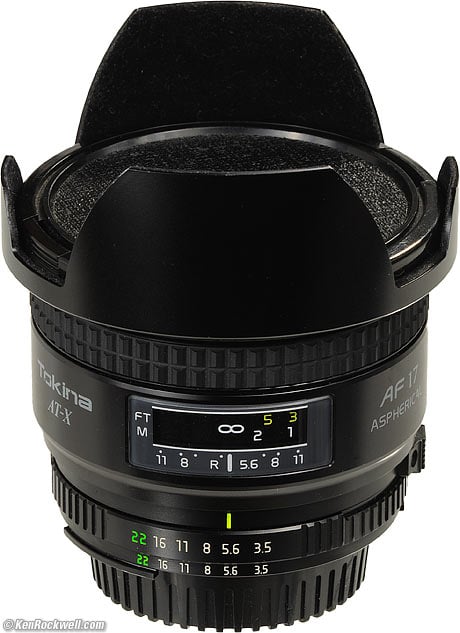 Tokina AT-X AF 17mm f/3.5 Asp. for Nikon