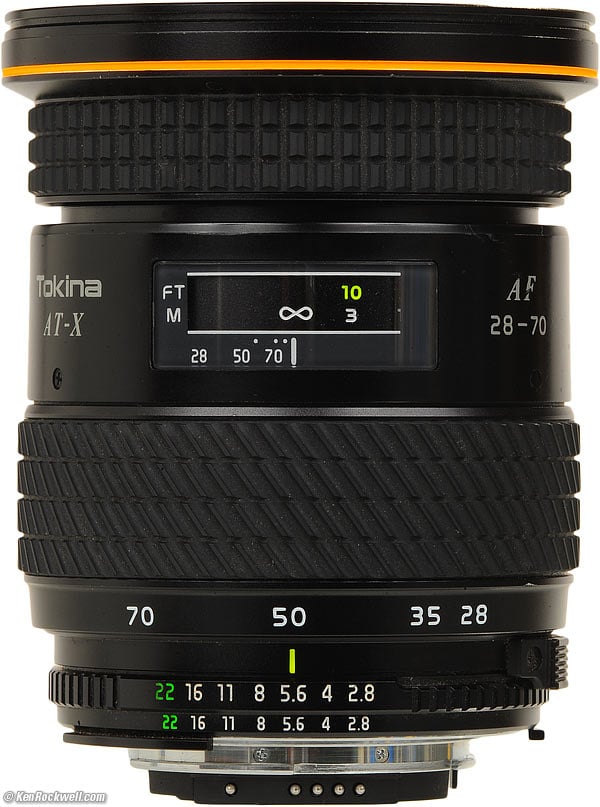 Tokina 28-70mm f/2.8 AT-X Review