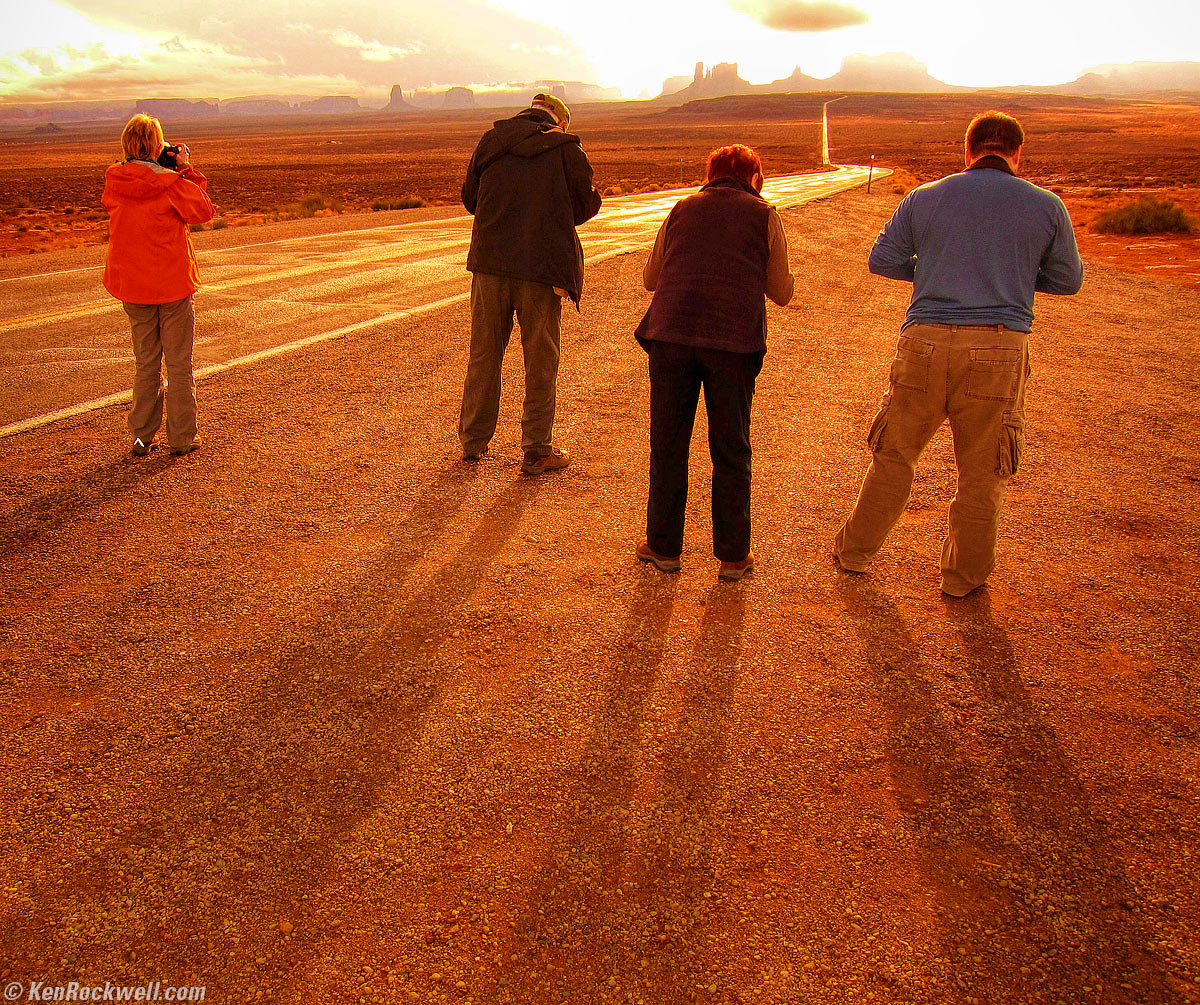 Photographers by Monument Valley