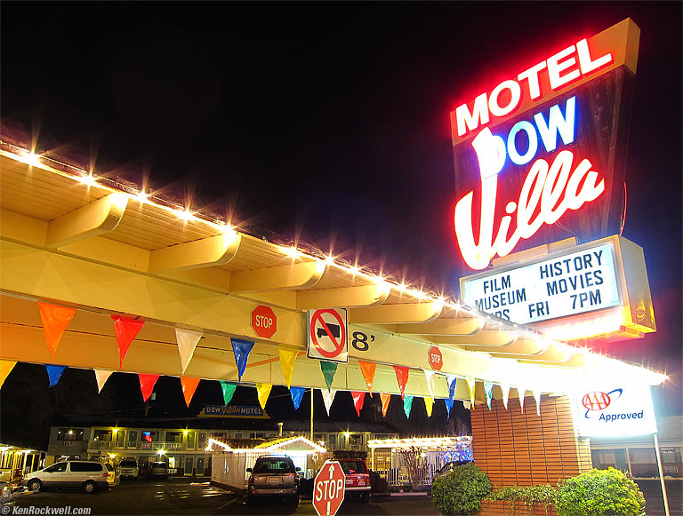 Dow Villa Motel, Lone Pine, 9:26 P.M.